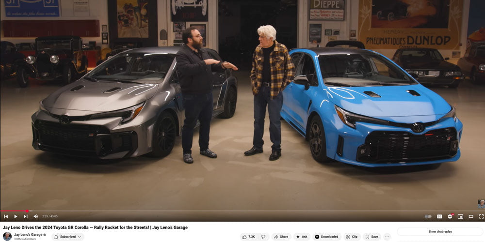 Jay Leno Drives the 2024 Toyota GR Corolla — Rally Rocket for the Streets! | Jay Leno's Garage