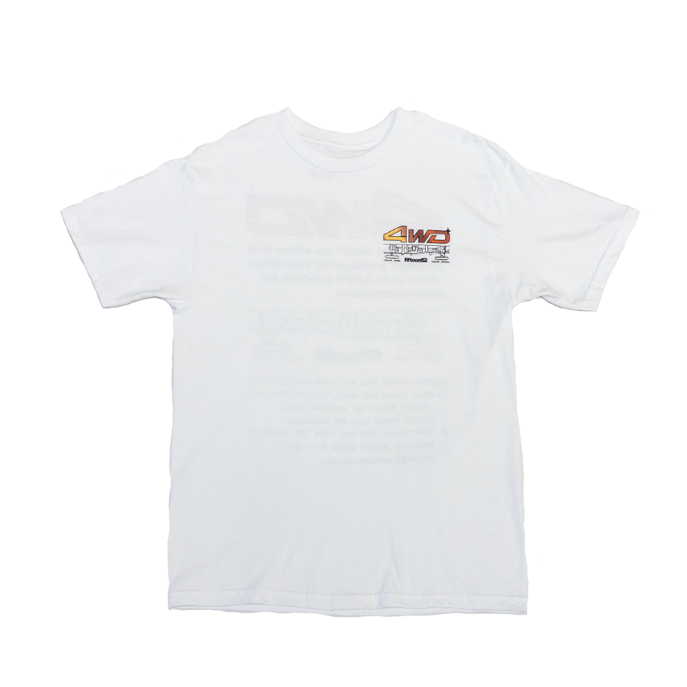 4WD Traction Tee _ White