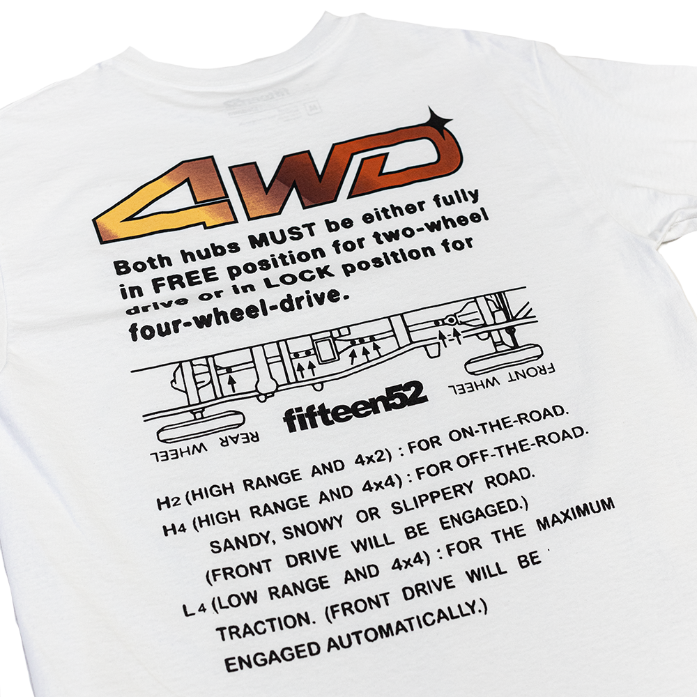 4WD Traction Tee _ White