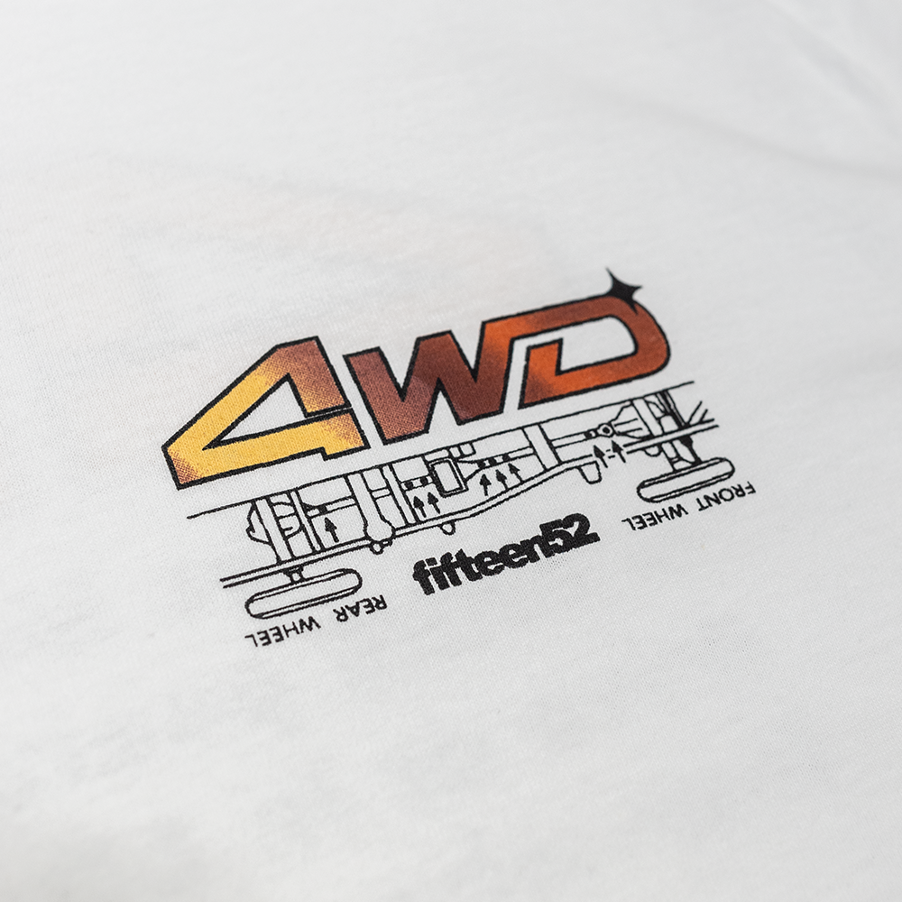 4WD Traction Tee _ White