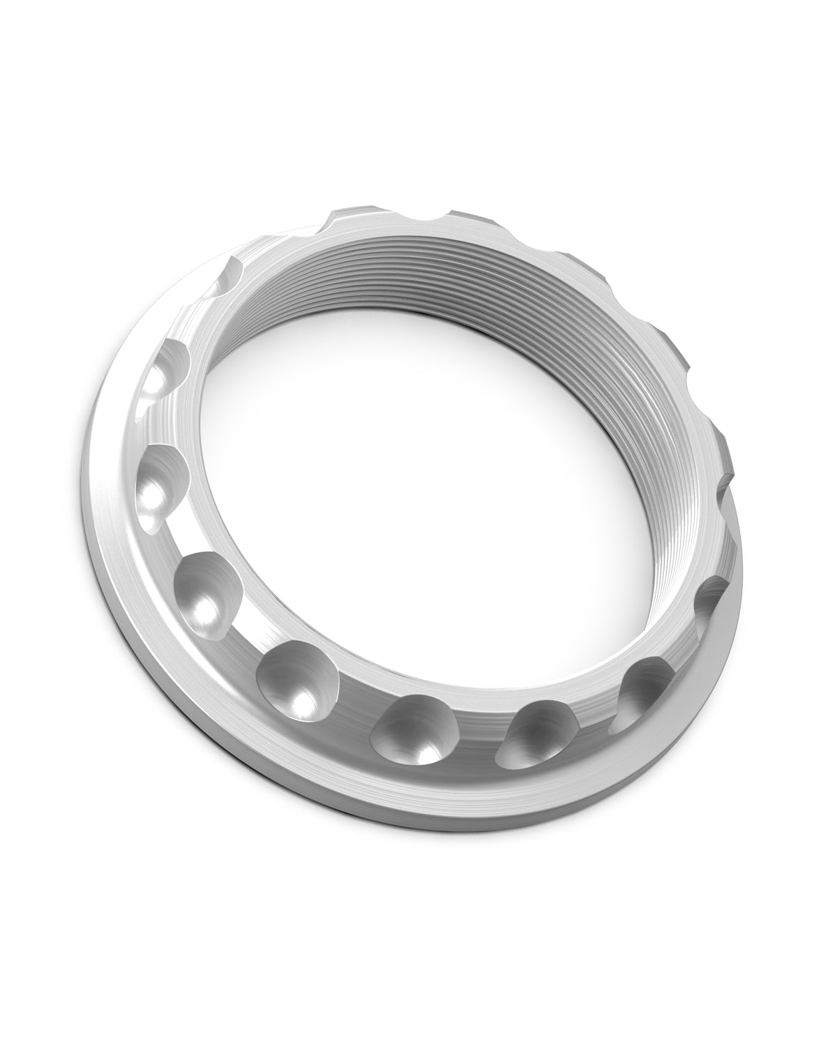 Super Touring Tech Nut _ Anodized Silver