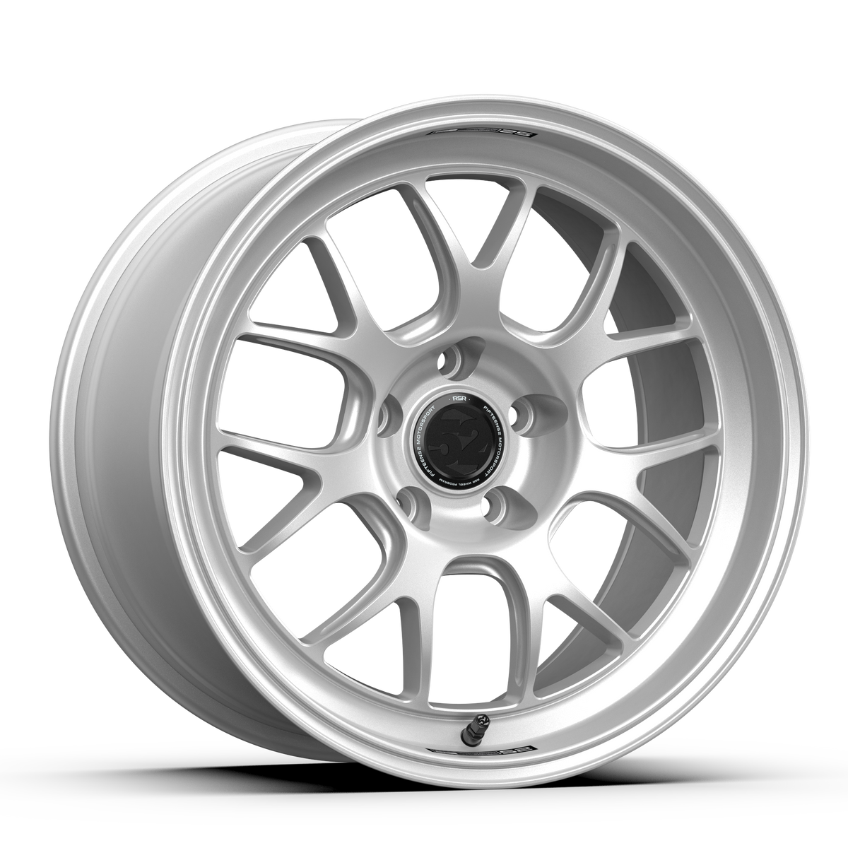 カデンツァ 70S Surface Vertex RSR _ Radiant Silver | Flow-Formed Wheel – fifteen52