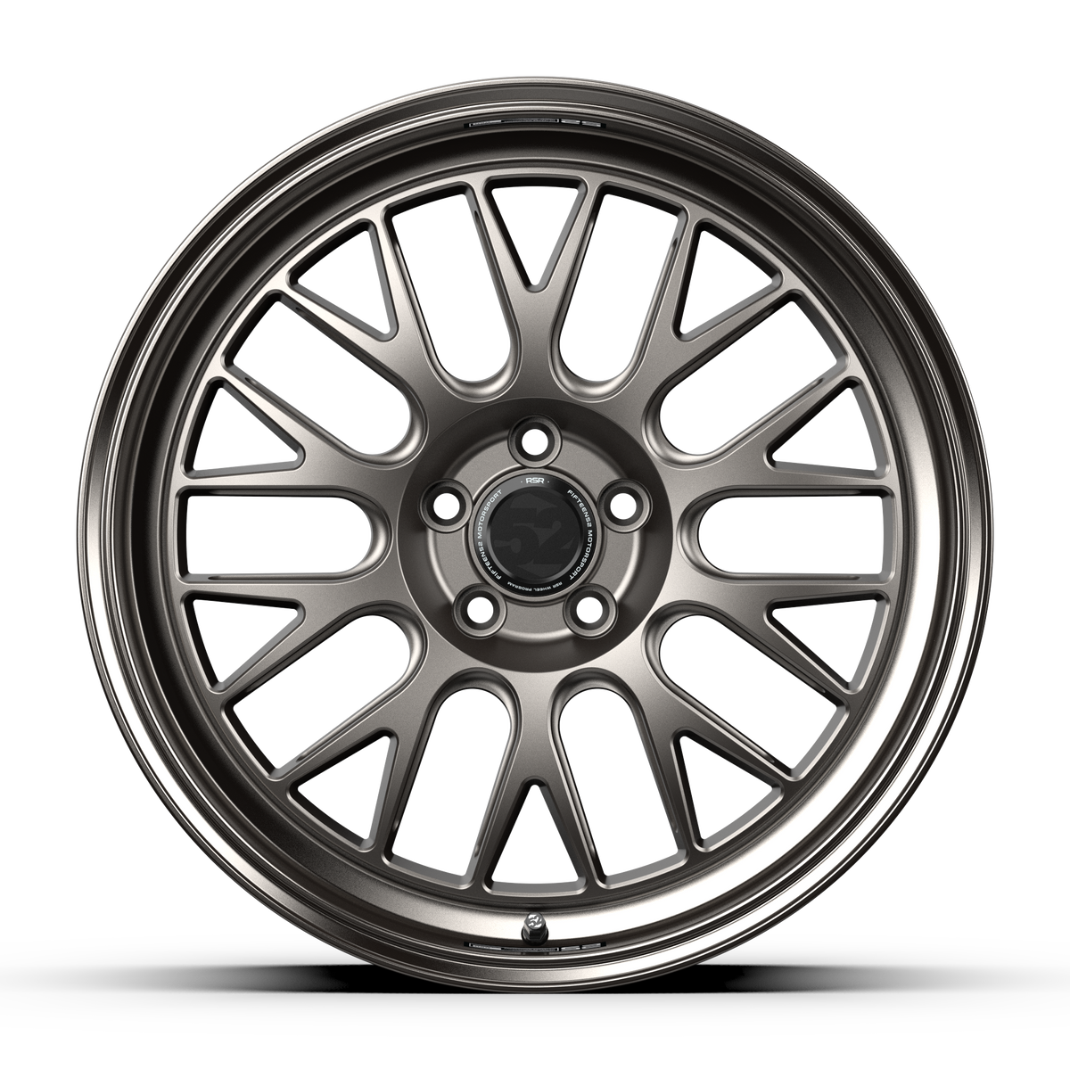 Holeshot RSR _ Magnesium Grey / Gloss Lip | Flow-Formed Wheel – fifteen52