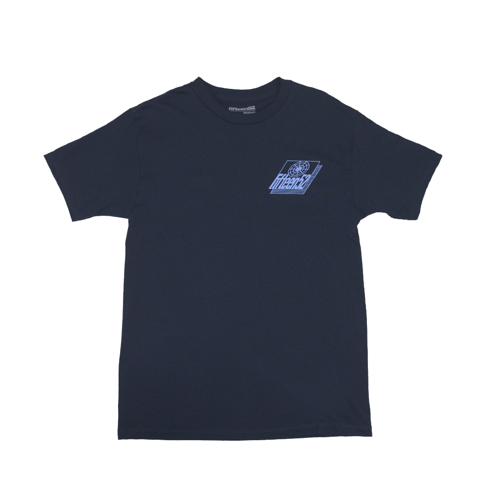 Wireframe Tee _ Navy