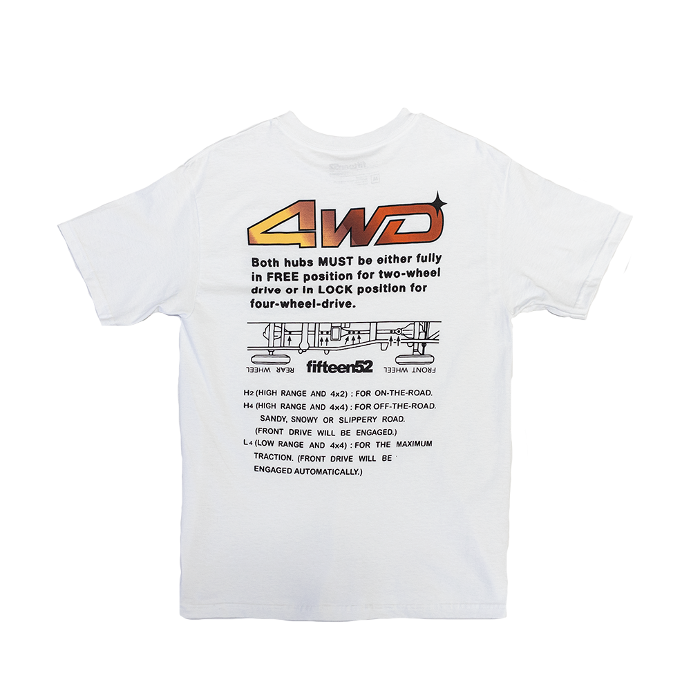 4WD Traction Tee _ White