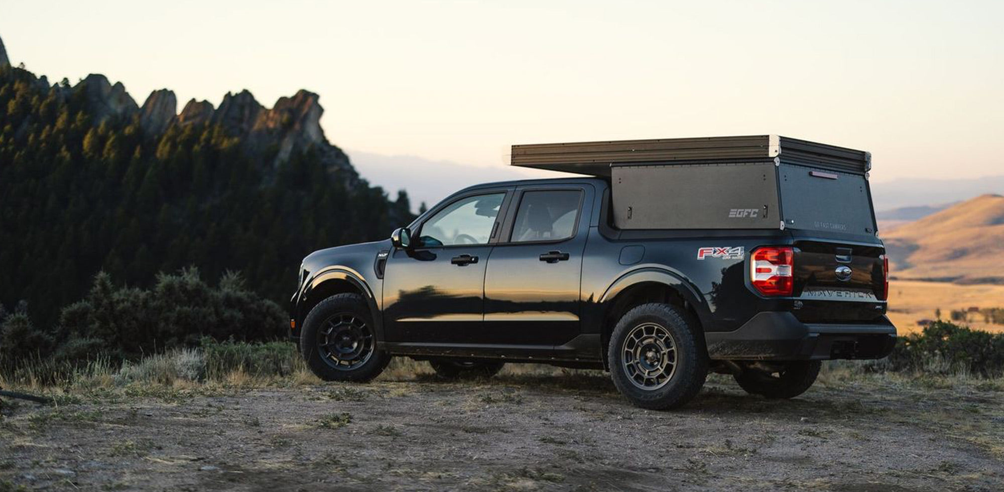 GFC Ford Maverick on frosted graphite fifteen52 Metrix MX wheels