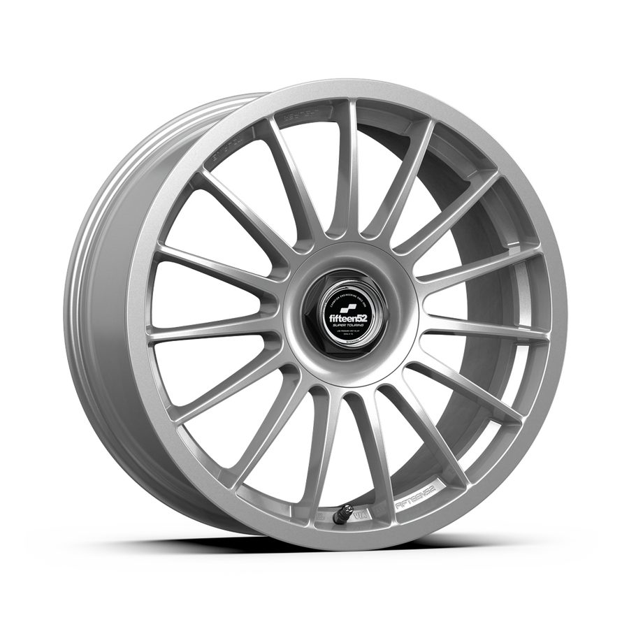 Silver fifteen52 Podium wheel available for the Volkswagen Golf MK5