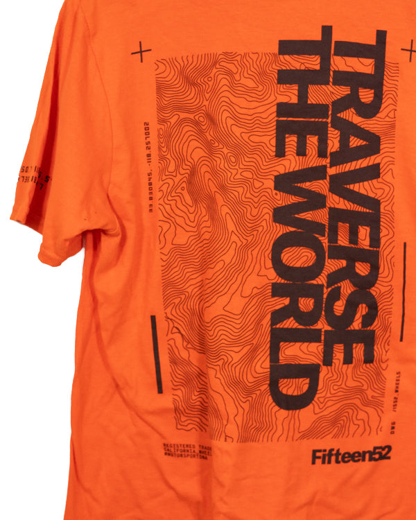 Traverse the World Tee _ Orange