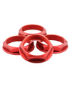 Super Touring Hex Nut Set _ Anodized Red