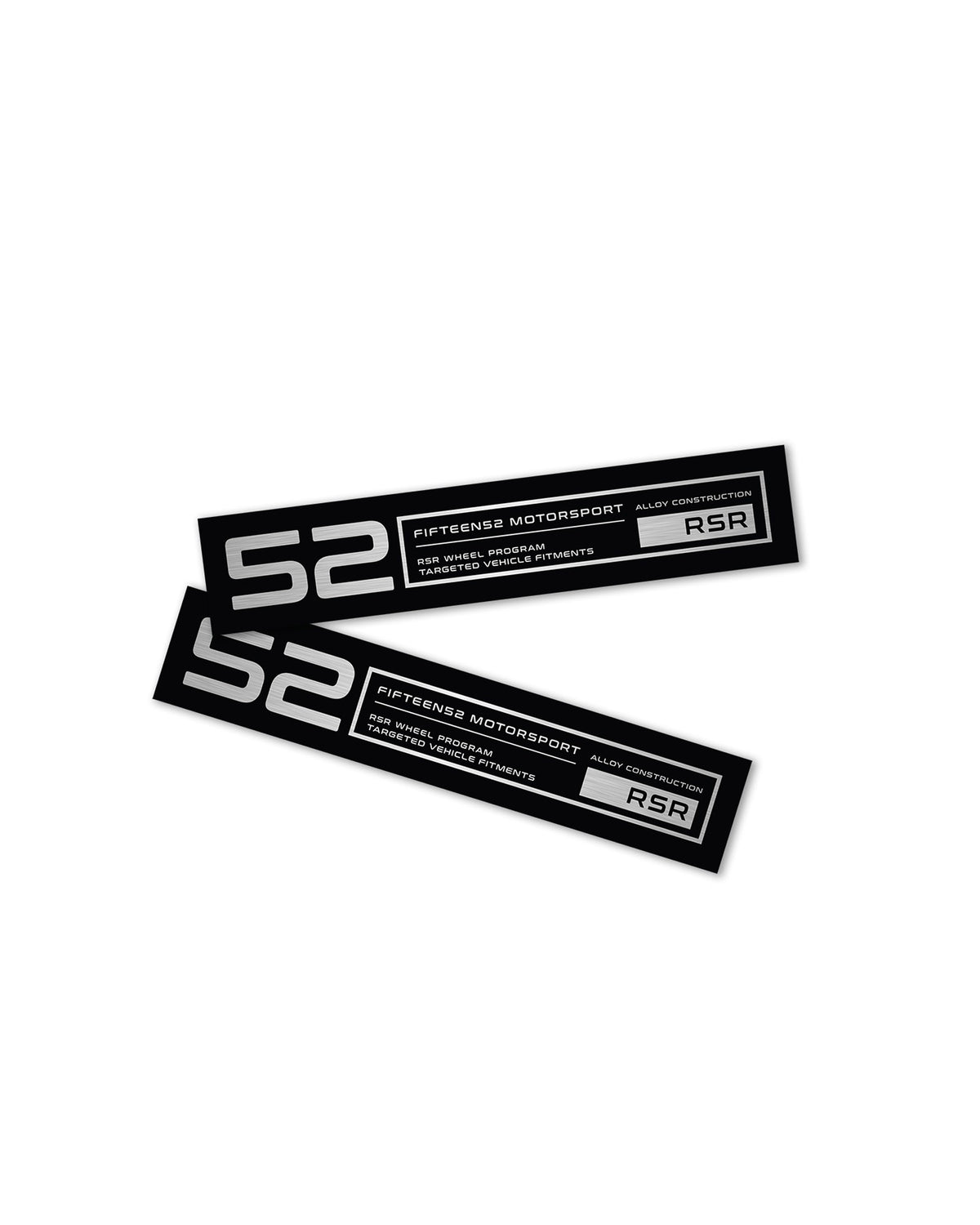 RSR Wheel Lip Decal Set _ Black – fifteen52